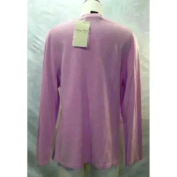 Terry Lewis LAVANDER KNIT TOP SWEATER LONG SLEEVE NEW SIZE 1X (111) - Picture 4 of 10